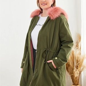 Pink Fur-Lined Jacket